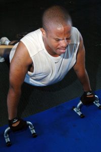 Martial Arts Fitness - Picture of a man doing push-ups